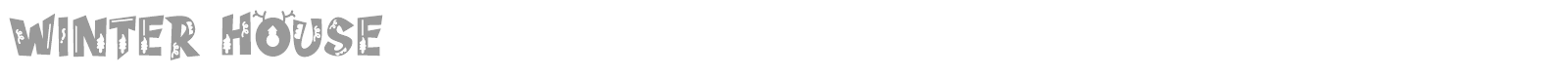 Winter House font preview